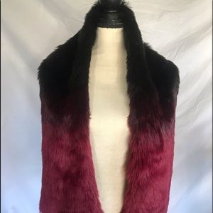 Ombré Faux Fur Scarf